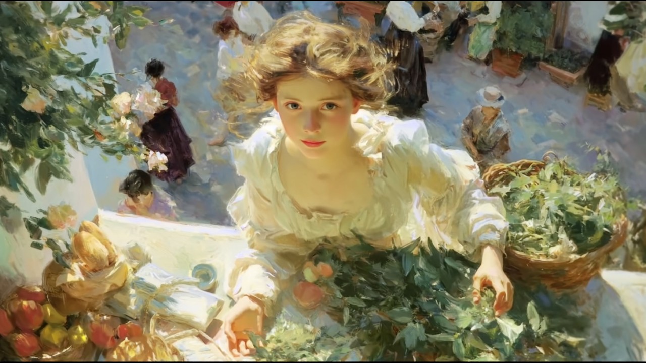 Visual Poems | Claude Monet | Lost in the Mediterranean (AI Music Video)