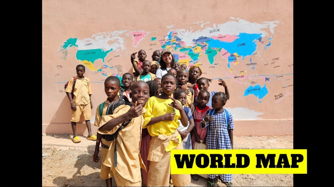 Peace Corps Guinea World Map(s)