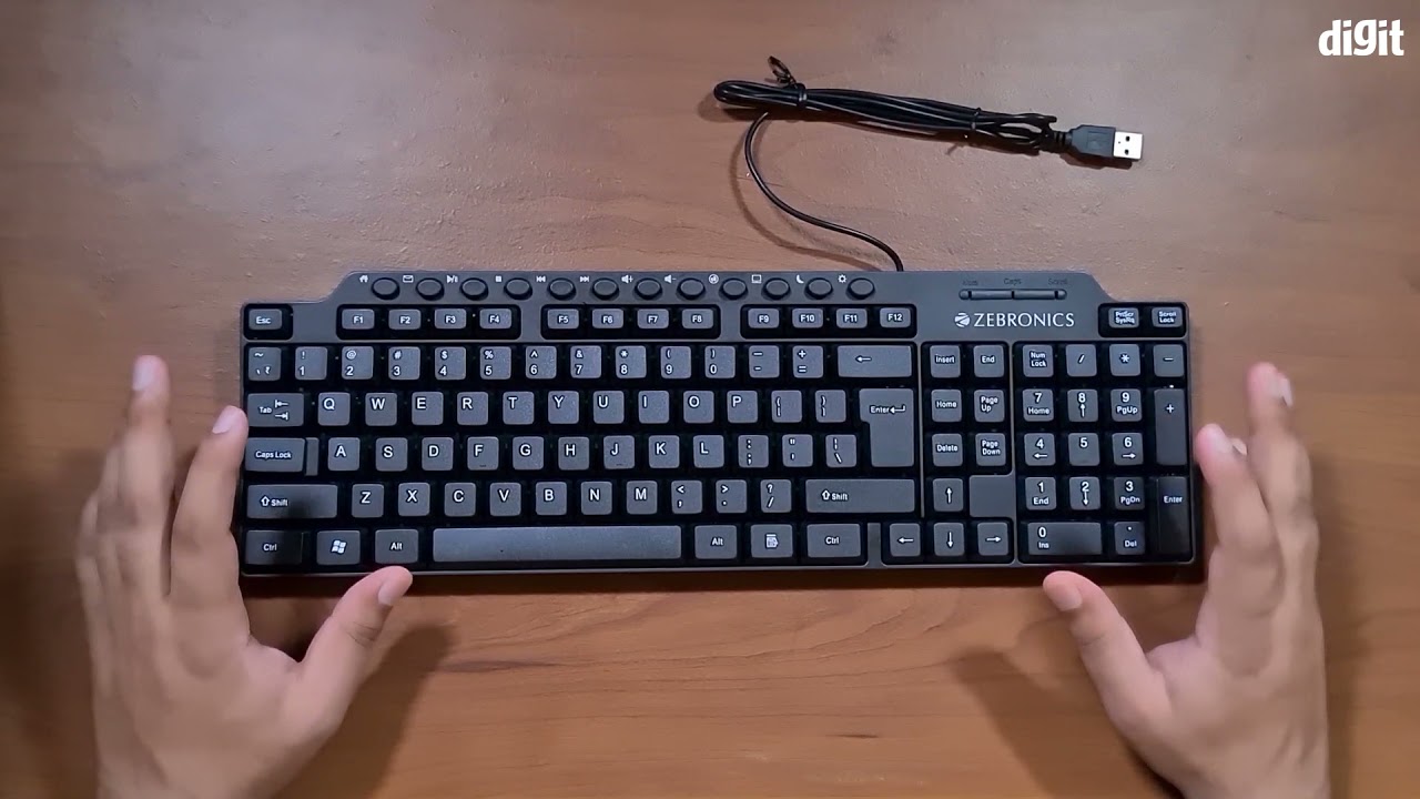 Zebronics Zeb KM2100 Multimedia Keyboard Overview
