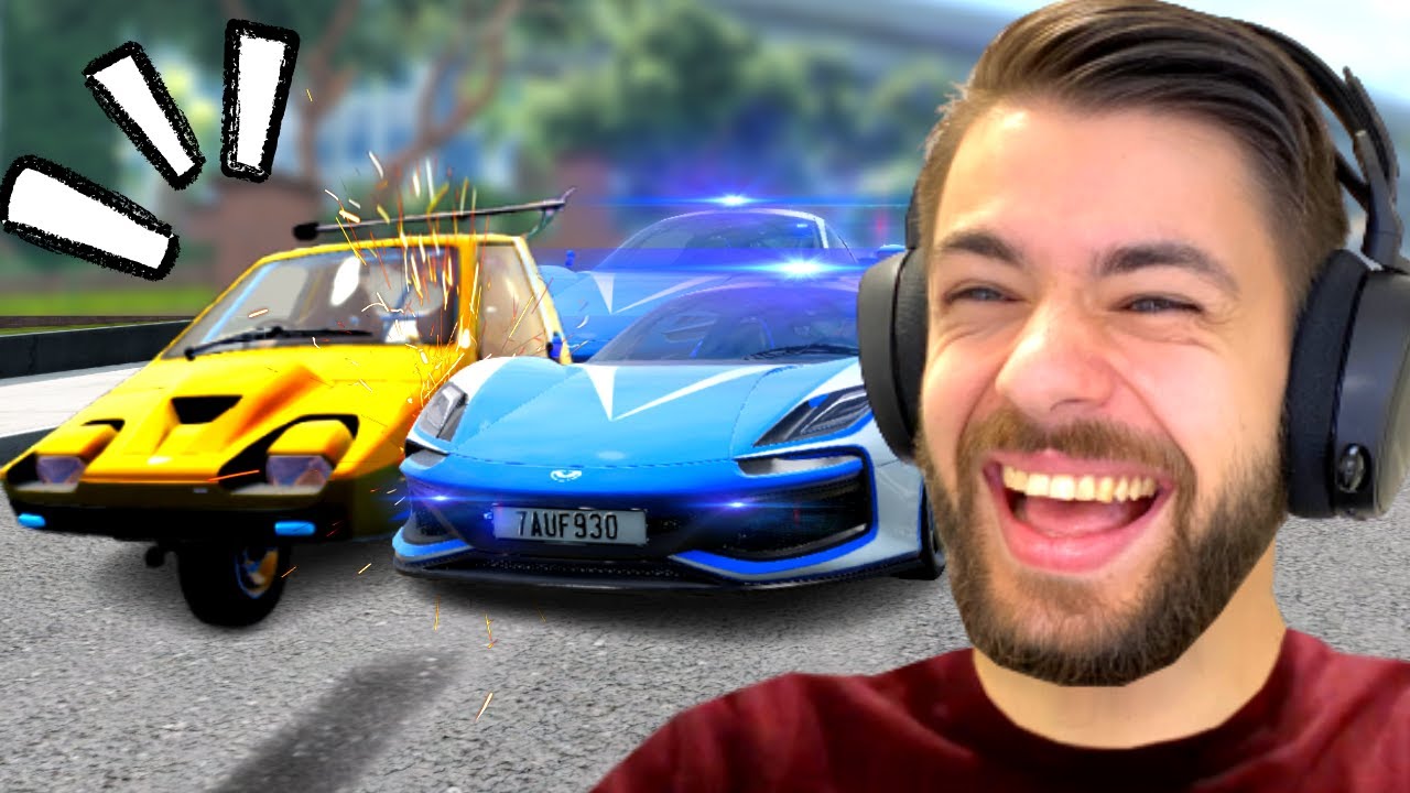 POLICE VS VOLEUR sur BeamNG