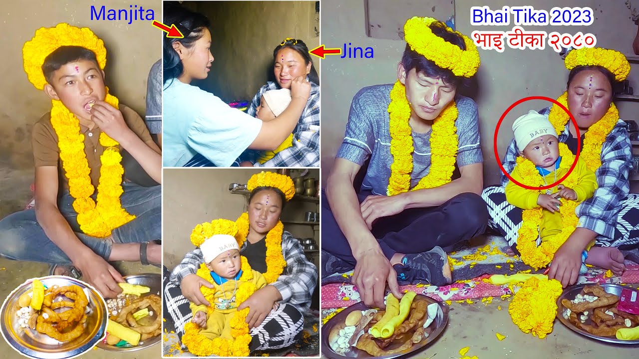 We are Celebrating Tihar with Manjita || Sanjip Jina Jonson Adhiraj & Manjita ||Tihar 2023 @KedarRai