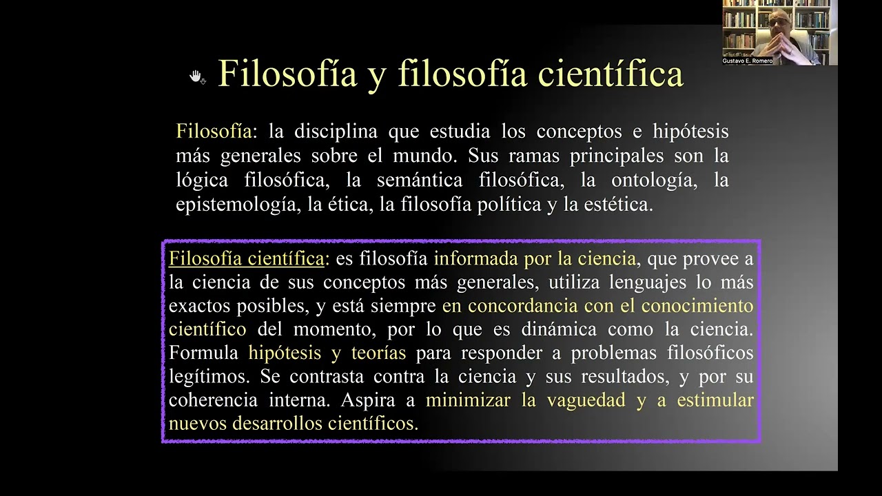 Caracterización de la filosofía científica