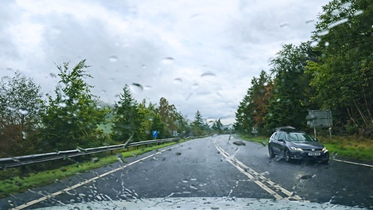 Rainy Drive through English Countryside, Cumbria to Yorkshire 4K