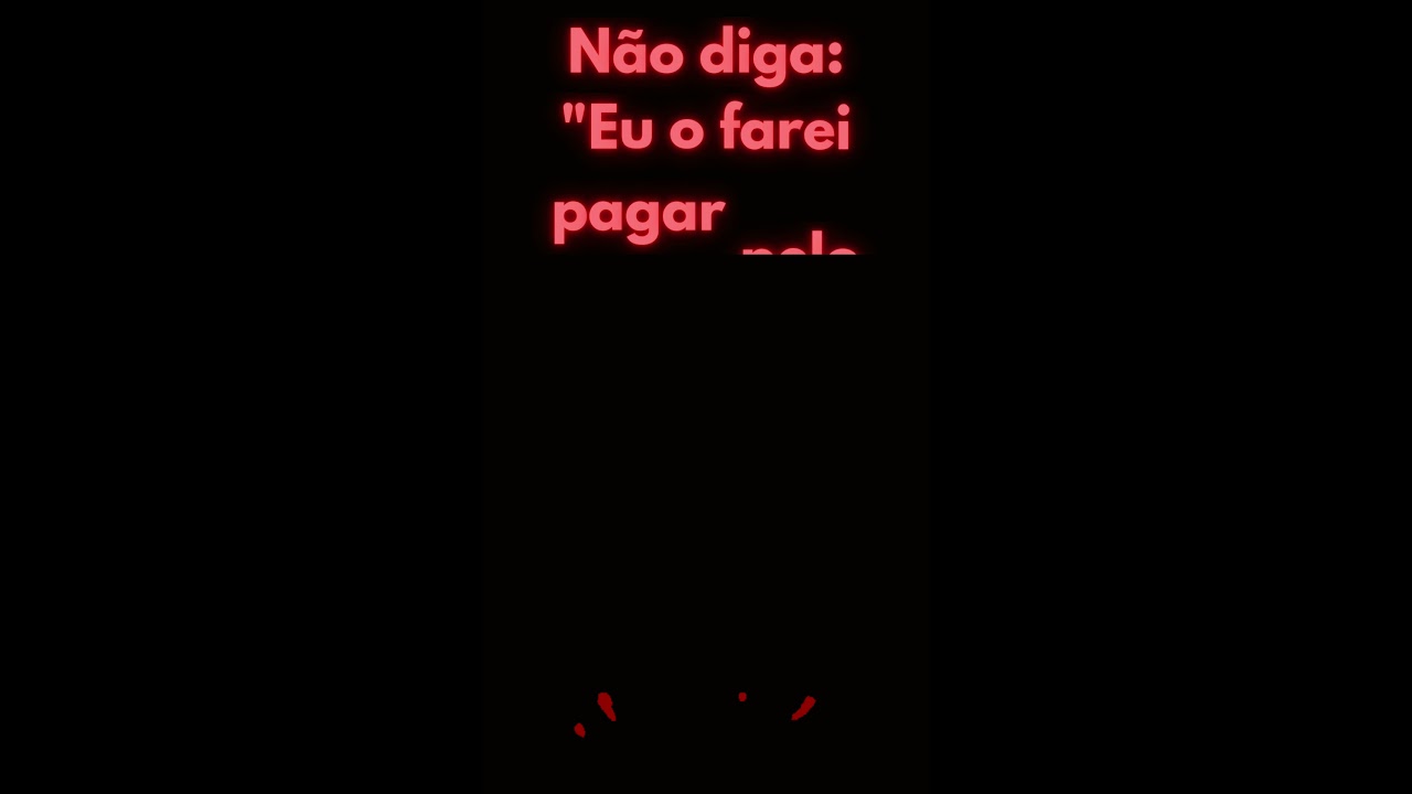 O que a b&iacute;blia fala sobre a Vingan&ccedil;a