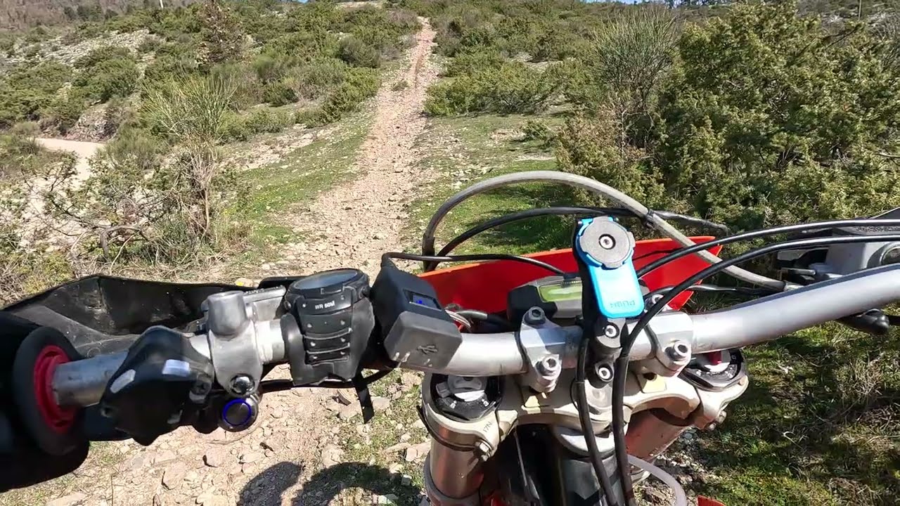 Enduro Ktm 525 Exc salita estrema