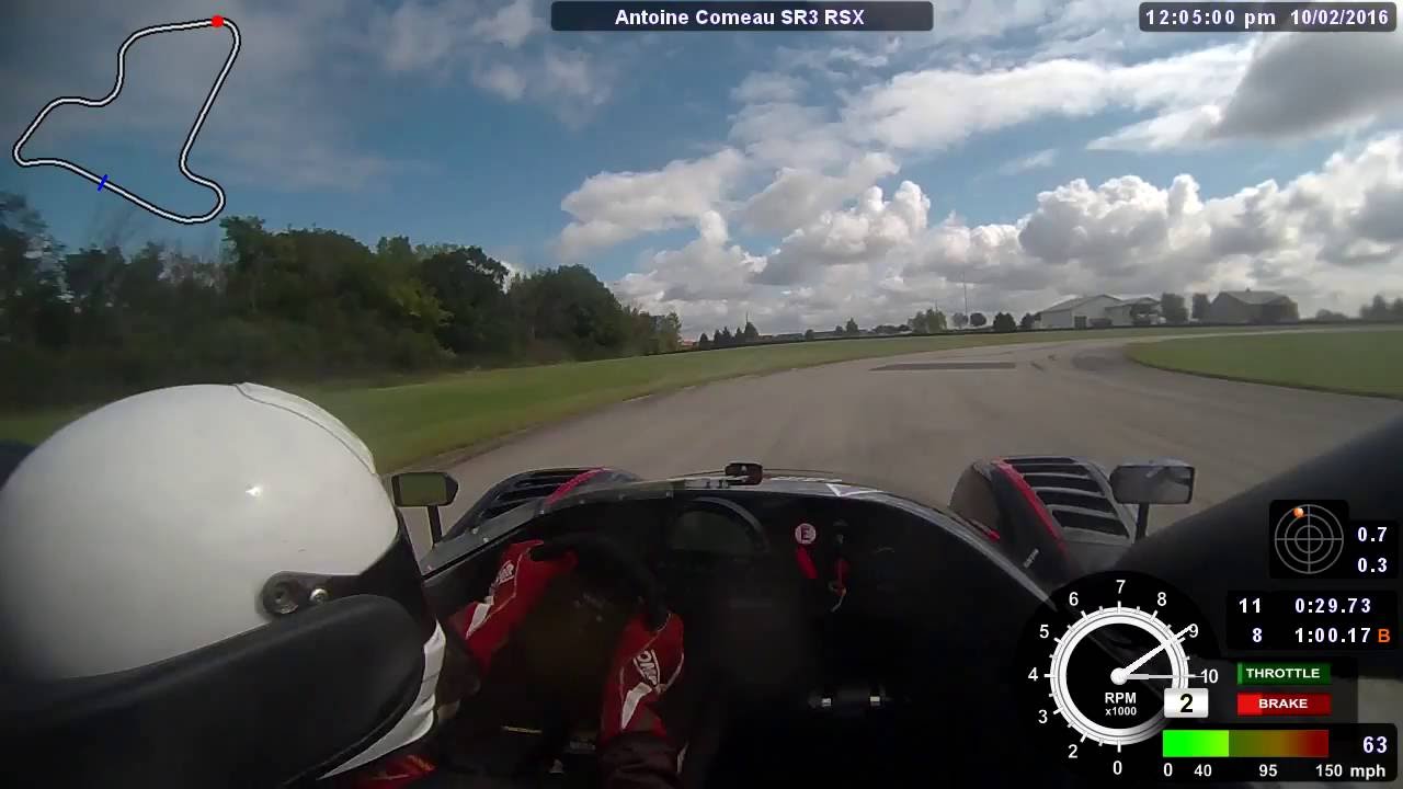 Radical SR3 Lap Record 1.00.13 Autobahn CC North Track 10/2 2016
