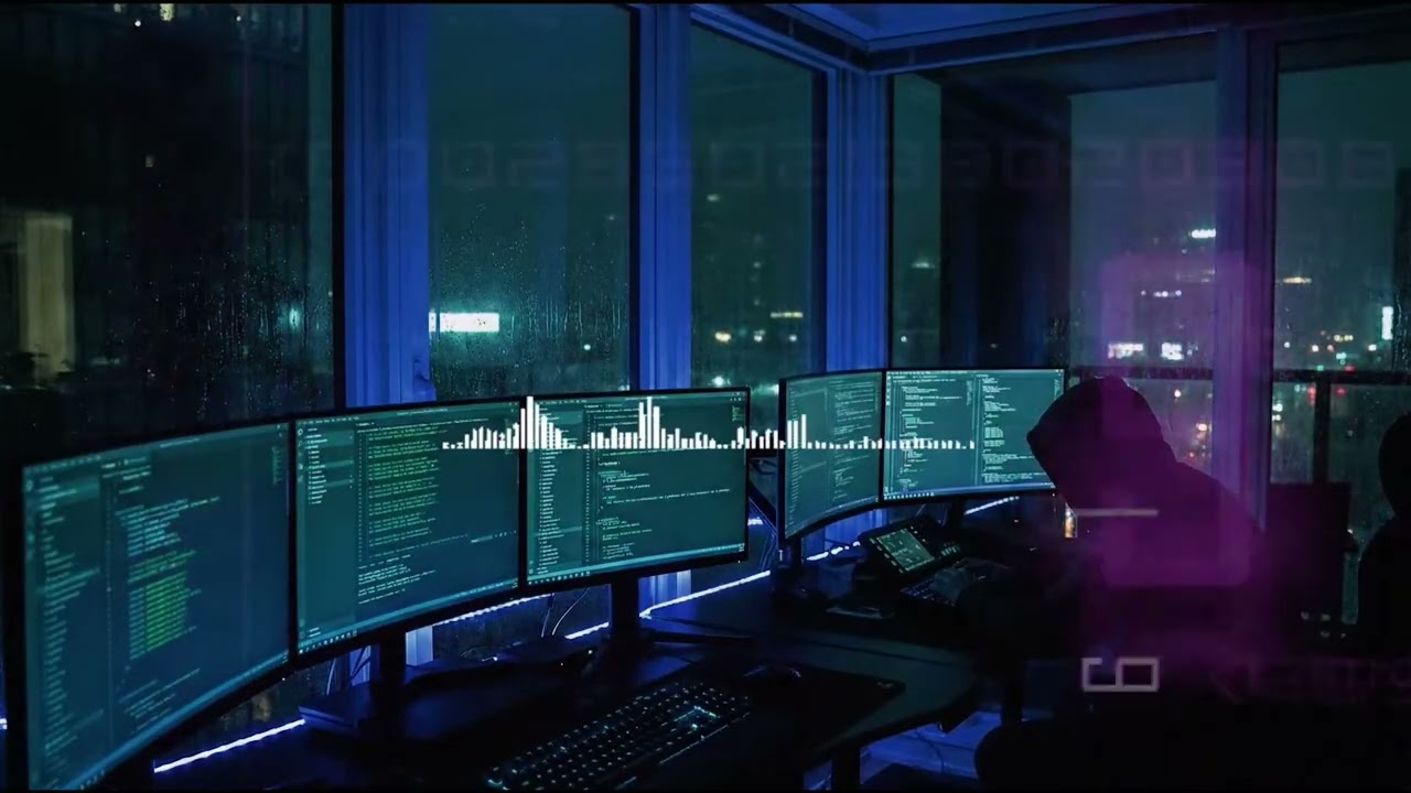 Dark Lo-Fi Coding Focus Live | Night Productivity