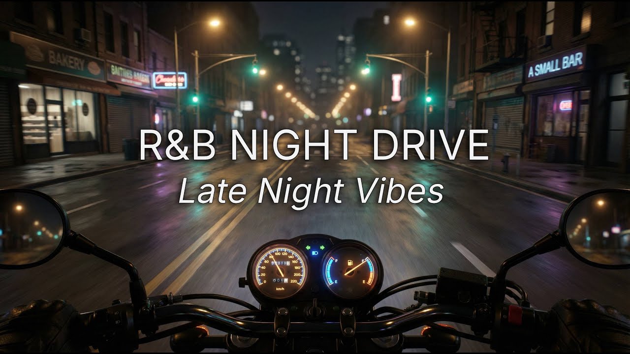 R&B Night Drive for Studying & Working – Late Night Vibes