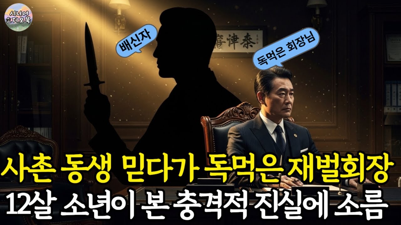 😱사촌 동생 믿다가 독 먹은 재벌 회장님대구 약령시 열두살 소년이 본 충격적 진실