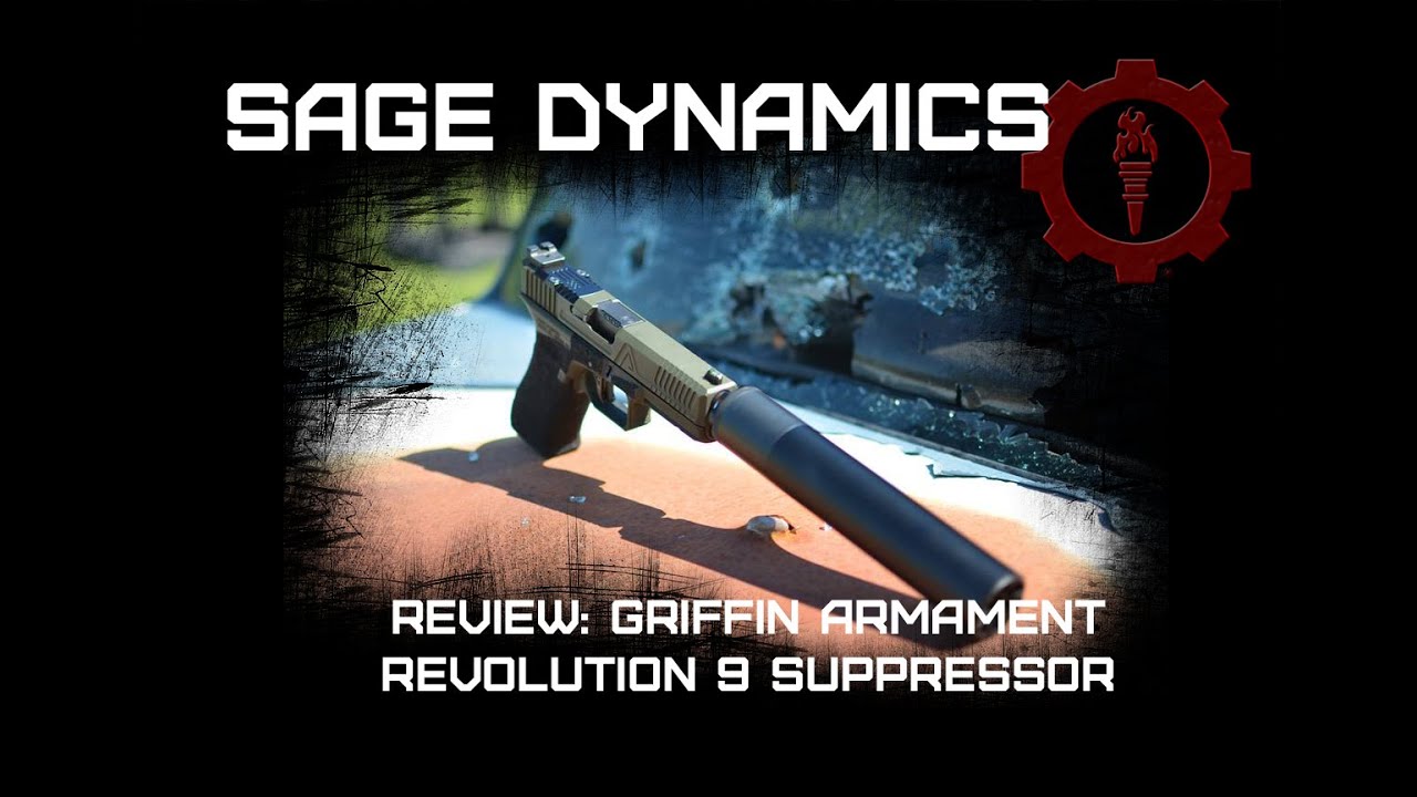 Griffin Armament Revolution 9 9mm Suppressor