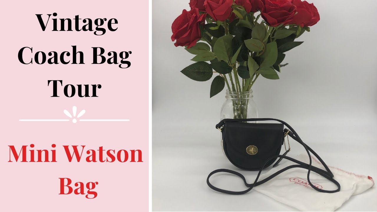 Vintage Coach Bag Tour | Mini Watson Bag | Cristina Moda Vintage Shop