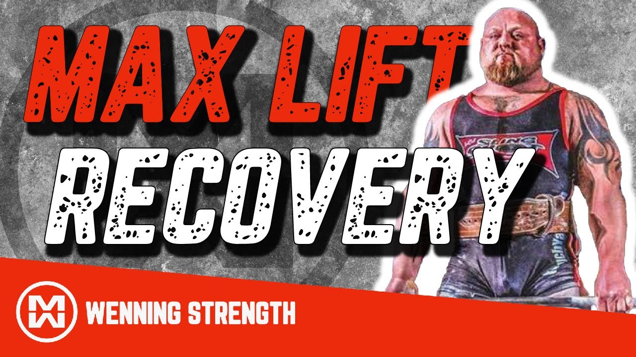 Max Lift Recovery (What To Do After A Contest Or One Rep Max)