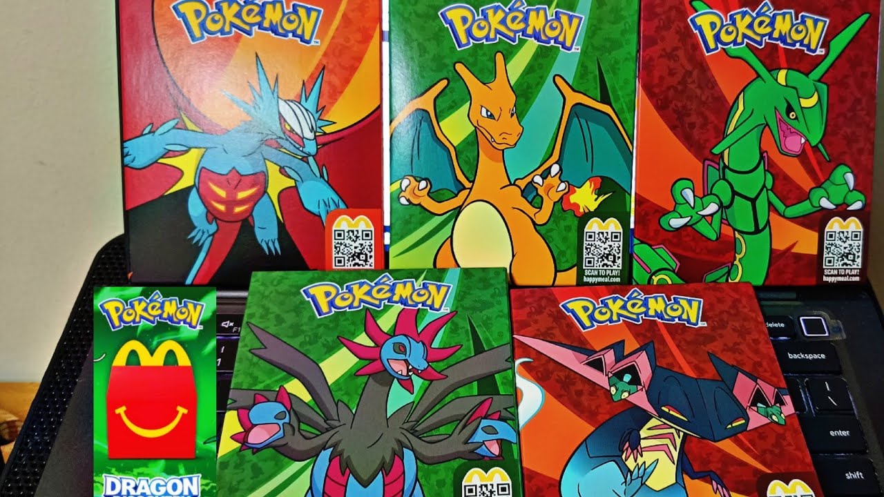 McDonald's Philippines new Pokemon Cards | Dragon Discovery | Opening of 5 variants #pokemon #mcdo