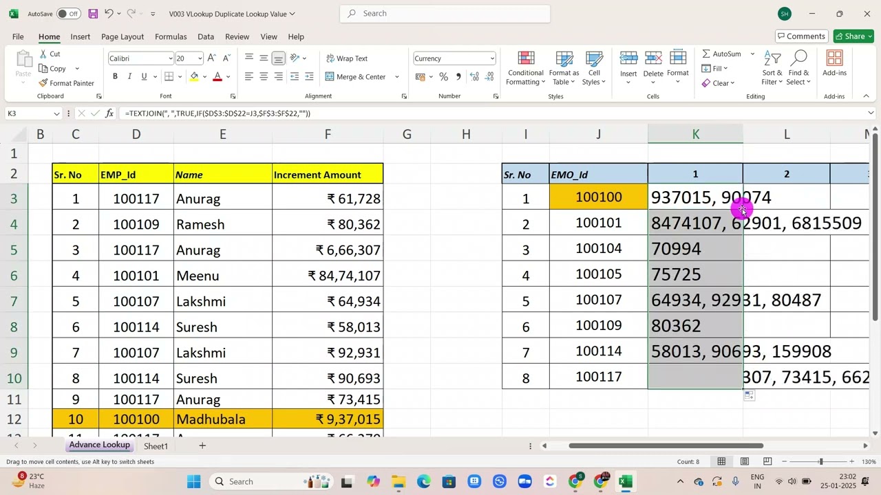 Excel Tutorial Day 15 - TextJoin
