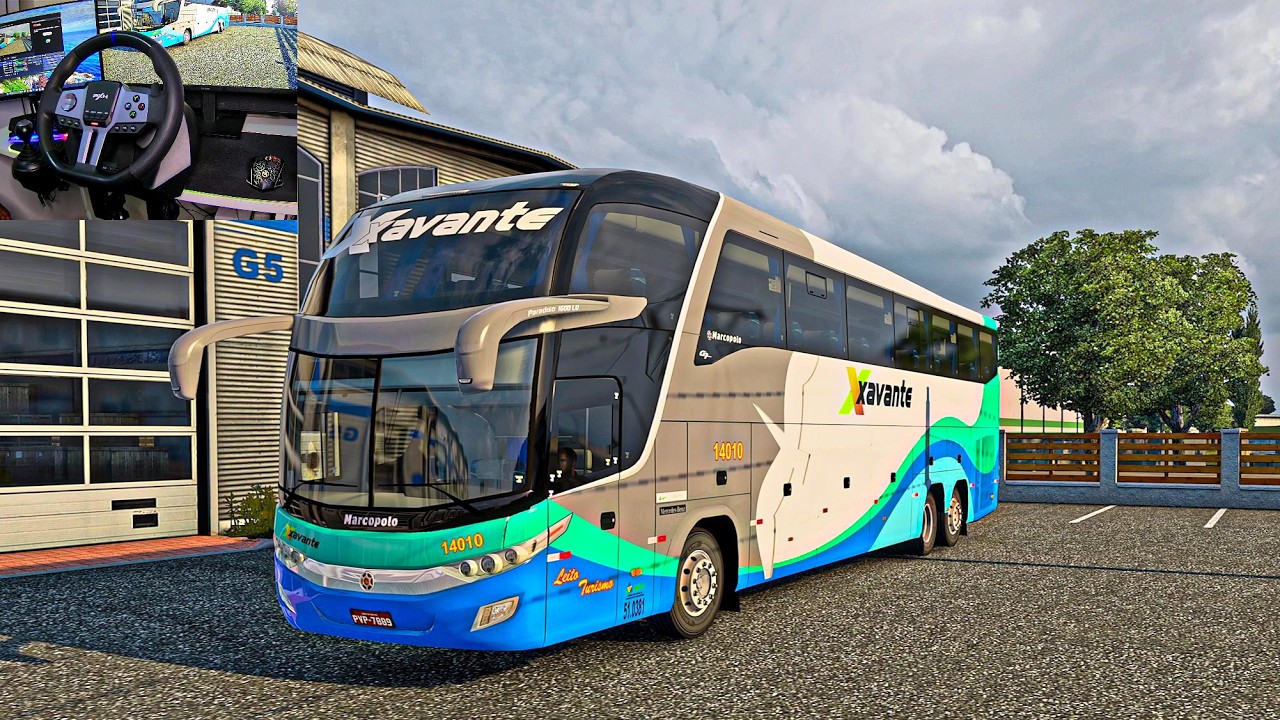 Euro Truck Simulator Mods- Marcopolo Bus with PXN V9 Gen 2