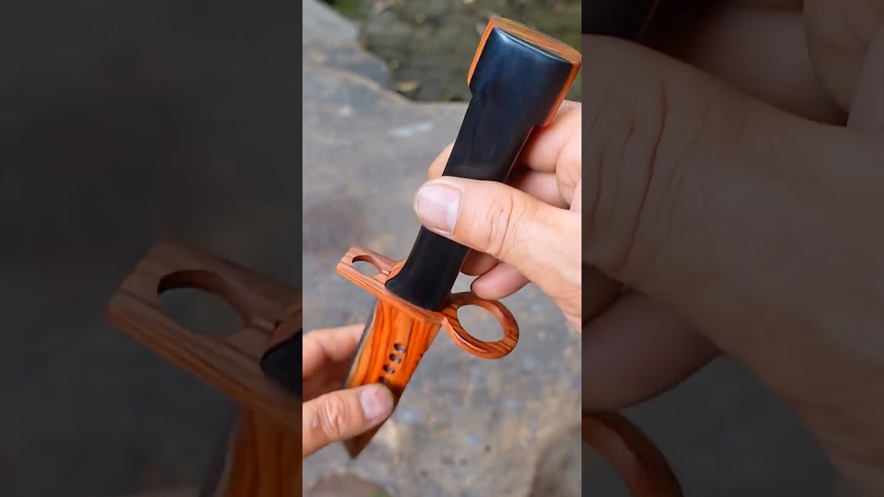 Unique wooden Knife #viral #treding #diy #shorts #woodworking