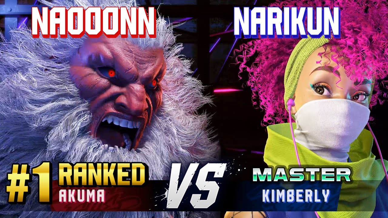 SF6 ▰ NAOOONN (#1 Ranked Akuma) vs NARIKUN (Kimberly) ▰ High Level Gameplay