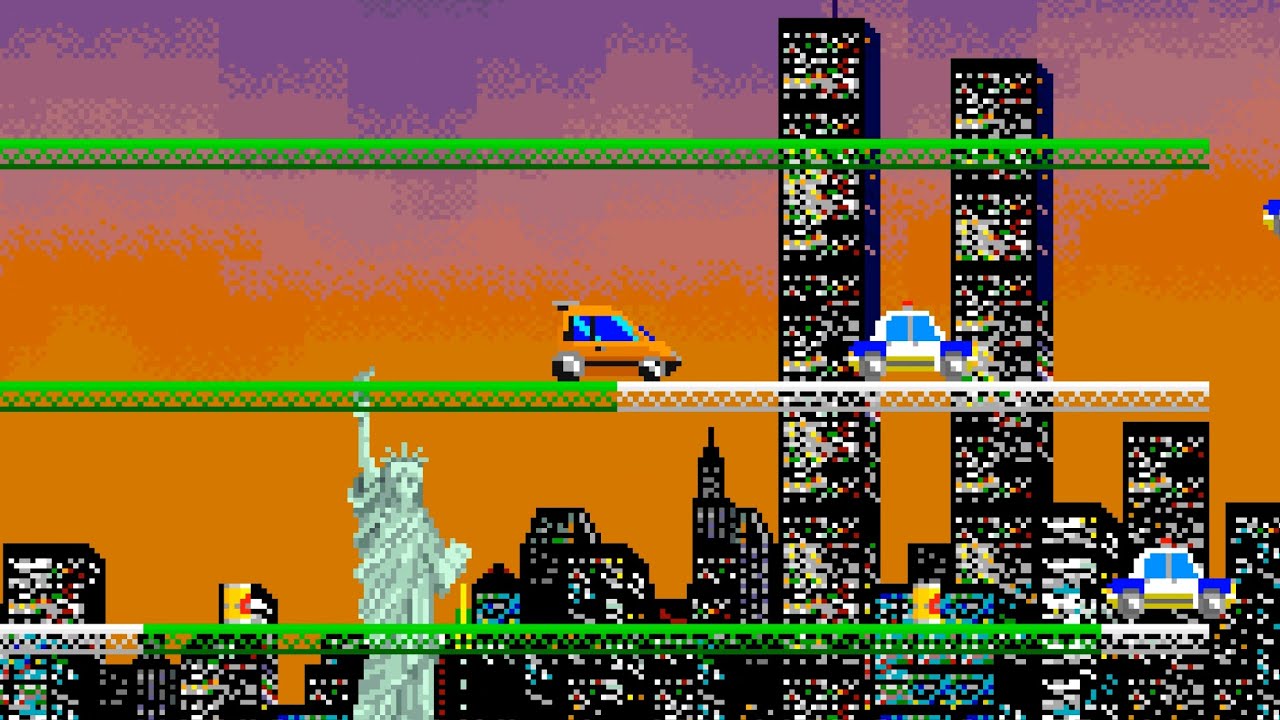 City Connection (Arcade original version) | 1-loop session for 1 Player 🚓🕹️👾