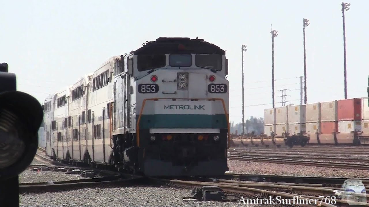 Startup of a Metrolink EMD F59PH and New Hyundai Rotem Cab car 640