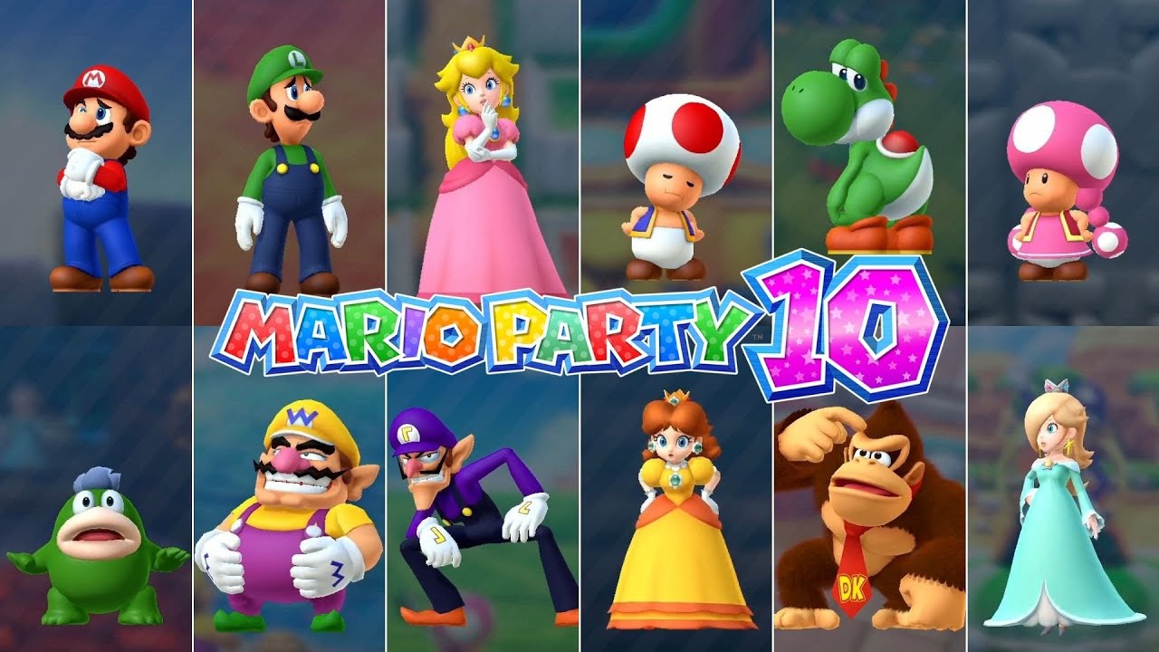 Mario Party 10 // All Characters [3rd Place]