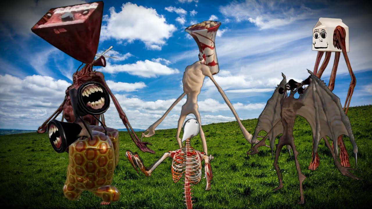 Сиреноголовый и монстры SCP в реальной жизни #сиреноголовый #мороженщик #sanyavlog