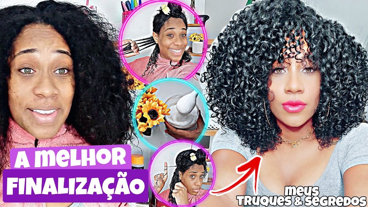 FINALIZAÇÃO ATUALIZADA com MUITA DEFINIÇÃO e VOLUME | FINALIZAÇÃO CABELO CRESPO CACHEADO