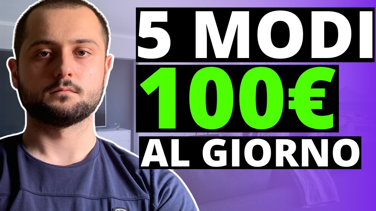 Come FARE SOLDI ONLINE 💰 | 5 Metodi Reali