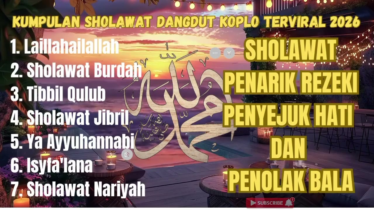 SHOLAWAT MERDU DANGDUT KOPLO TERPOPULER TIKTOK 2026 | SHOLAWAT PENARIK REZEKI PENYEJUK HATI