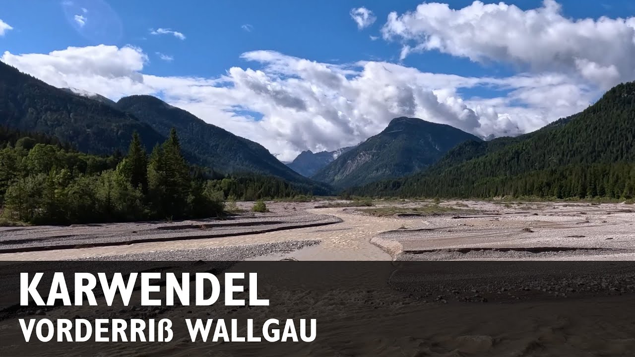 Wildflu&szlig; wandern entlang der Isar