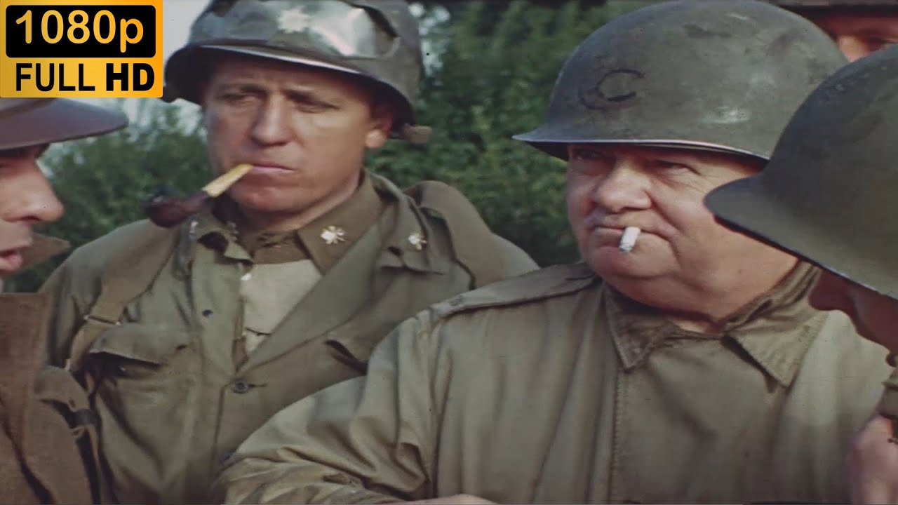Цветная кинохроника ➤ George Stevens ➤ FullHD