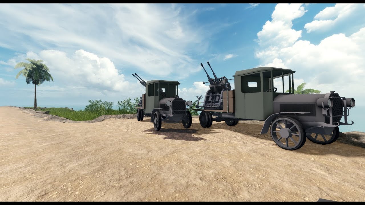 Trying out new Anti Aircraft truck - Roblox Airship Assault