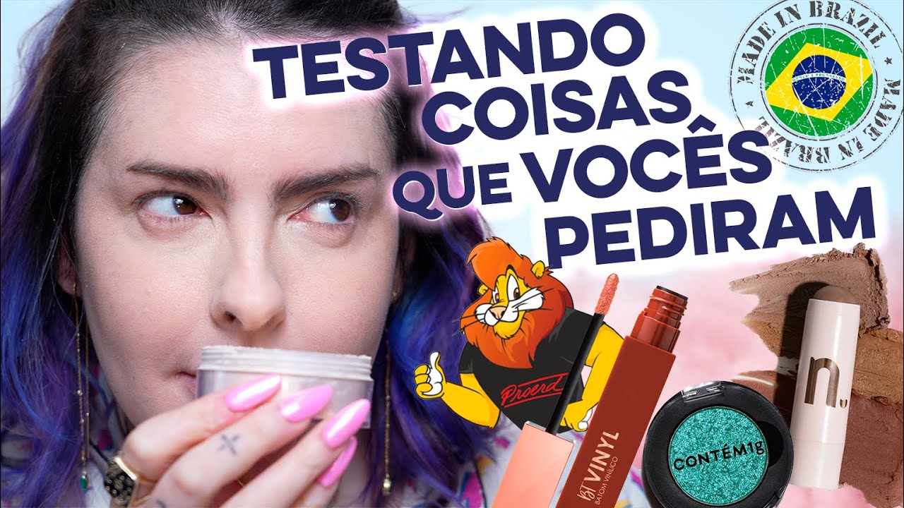MAQUIAGEM INTEIRA COM PRODUTOS NACIONAIS! - Karen Bachini