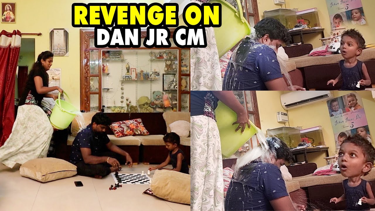 Sherly REVENGE PRANK on DAN JR CM!! 🤣Isaac Reaction | FREEZING ICE WATER 🥶