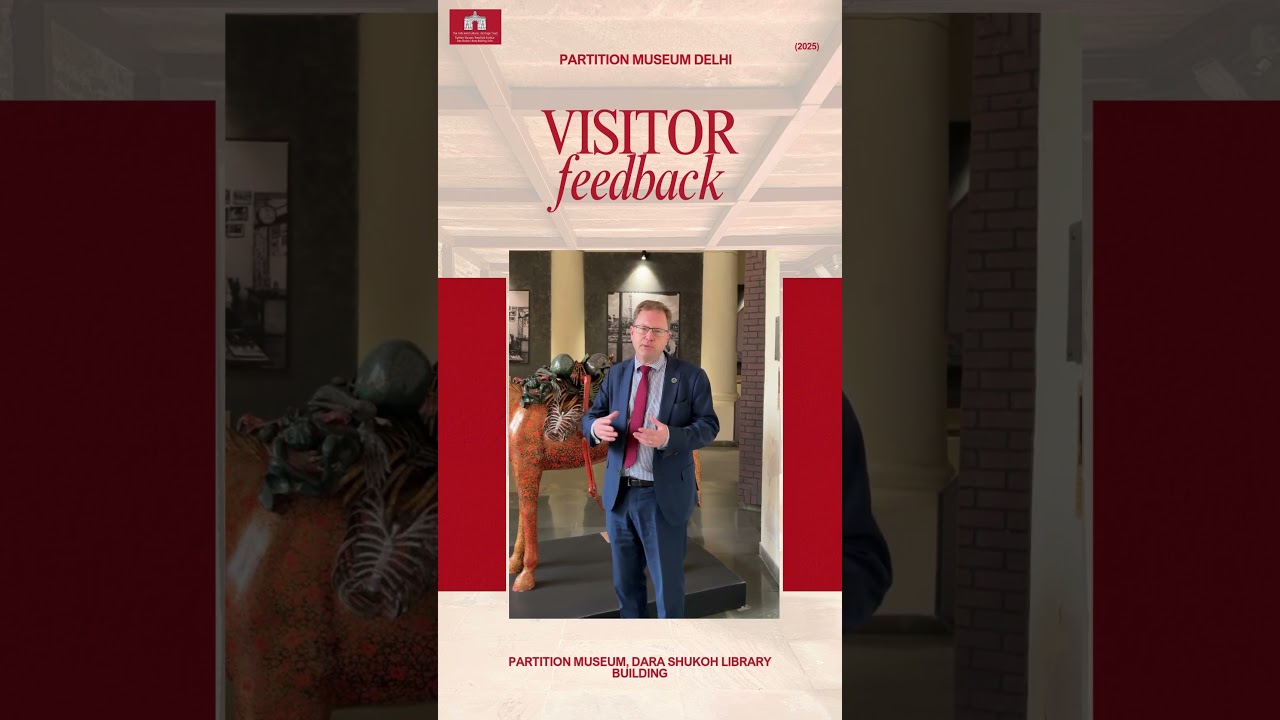 James Lawless, Minister for Further and Higher Education of Ireland, visits Partition Museum, Delhi.