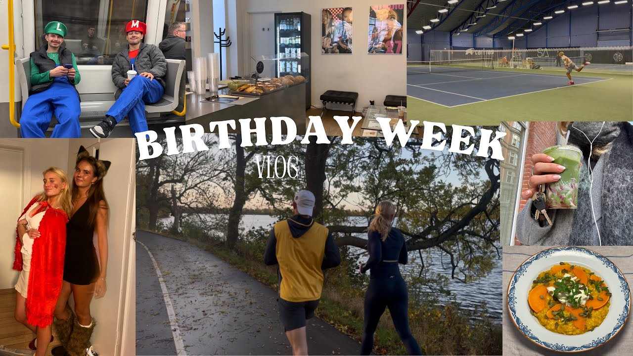 Off court diaries | running club, teammatch, getting my nails done and hosting a Halloween party!