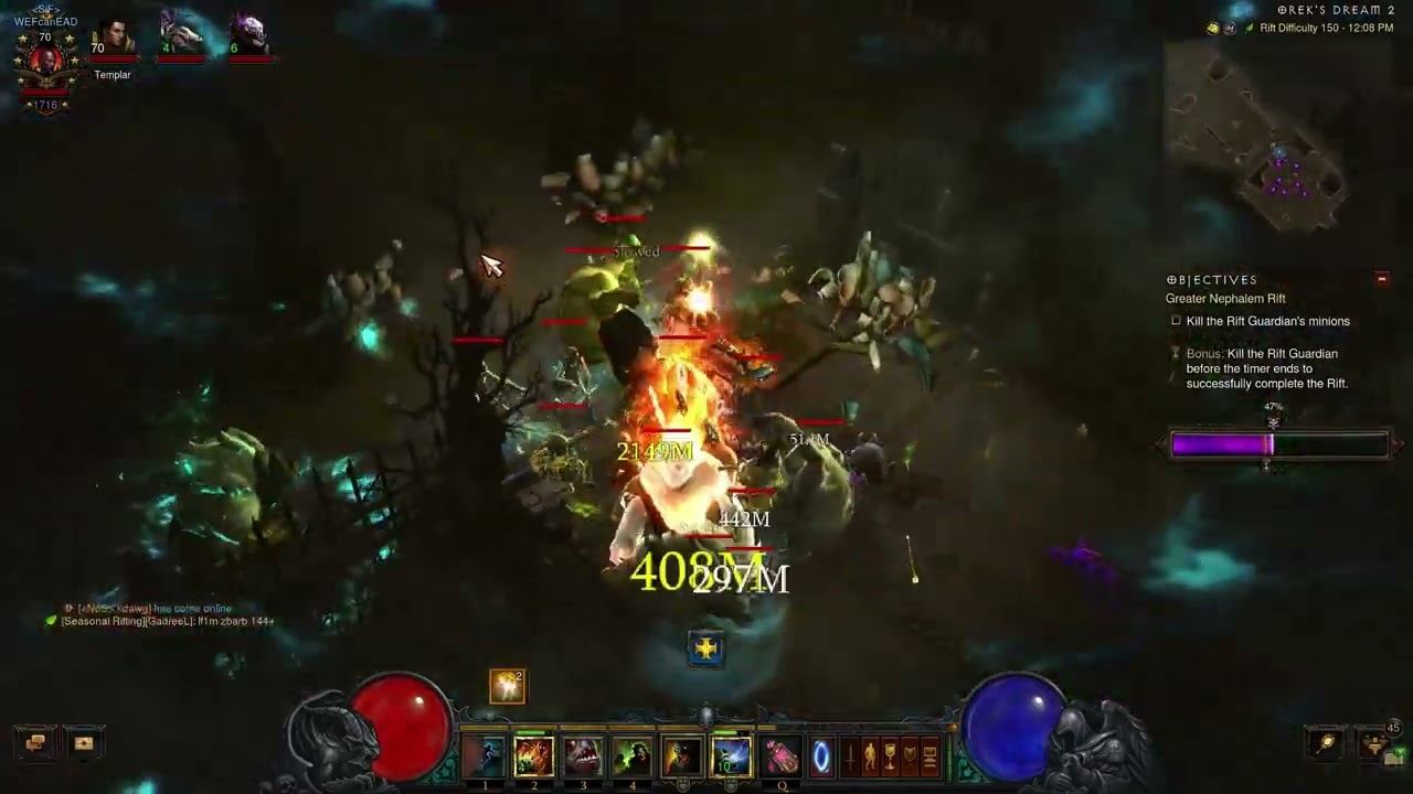 Diablo 3 Season 34 Rank 1 WORLD witch doctor Gr150, done with hellthooth Gargs