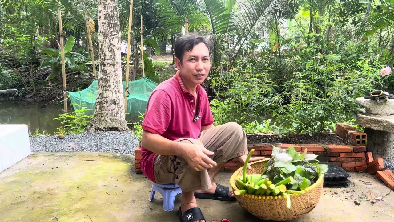 #86. Go to the garden to harvest perilla.