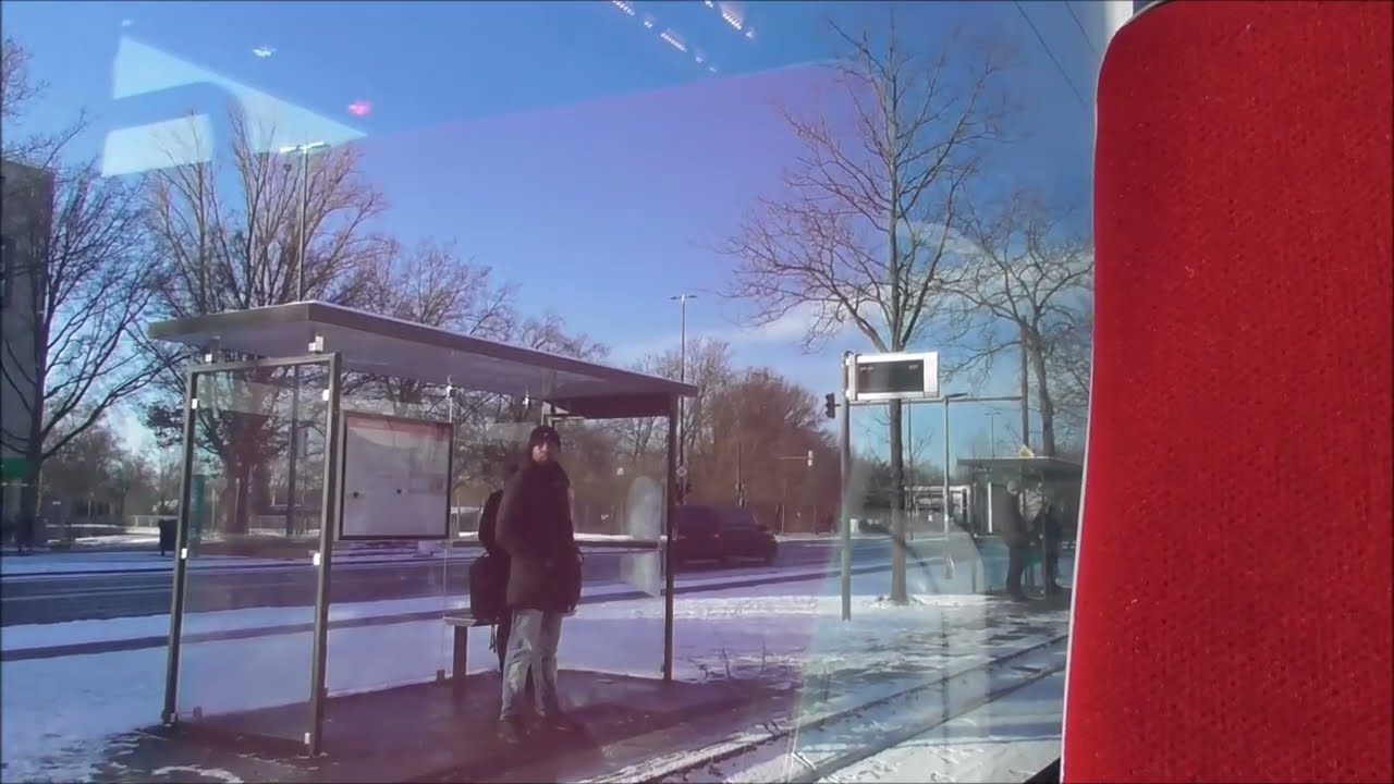 Bremer Straßenbahn AG. Linie 6. Hbf - Universität/Zentralbereich (Januar 2024)