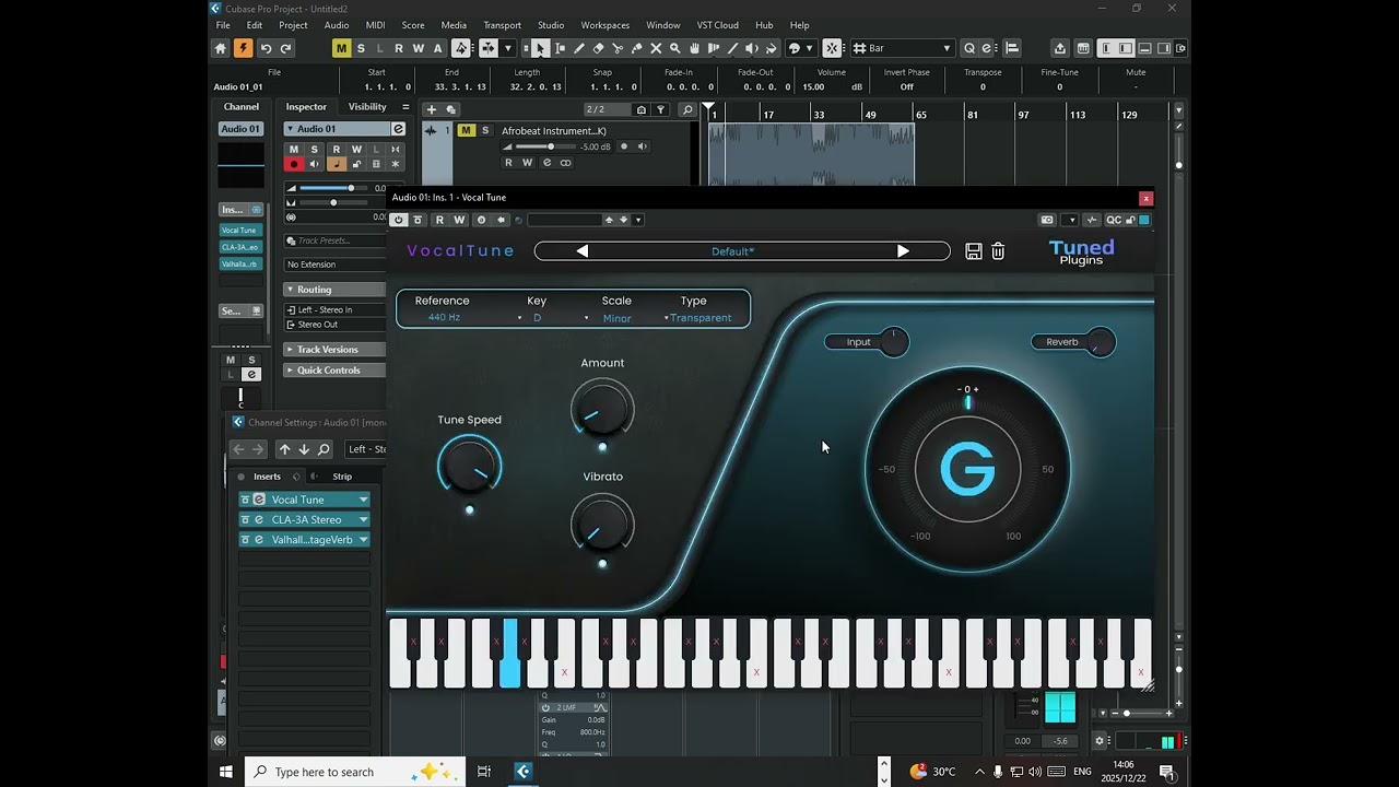 Onelani mene mungapangile recording ku cubase 15 Pro