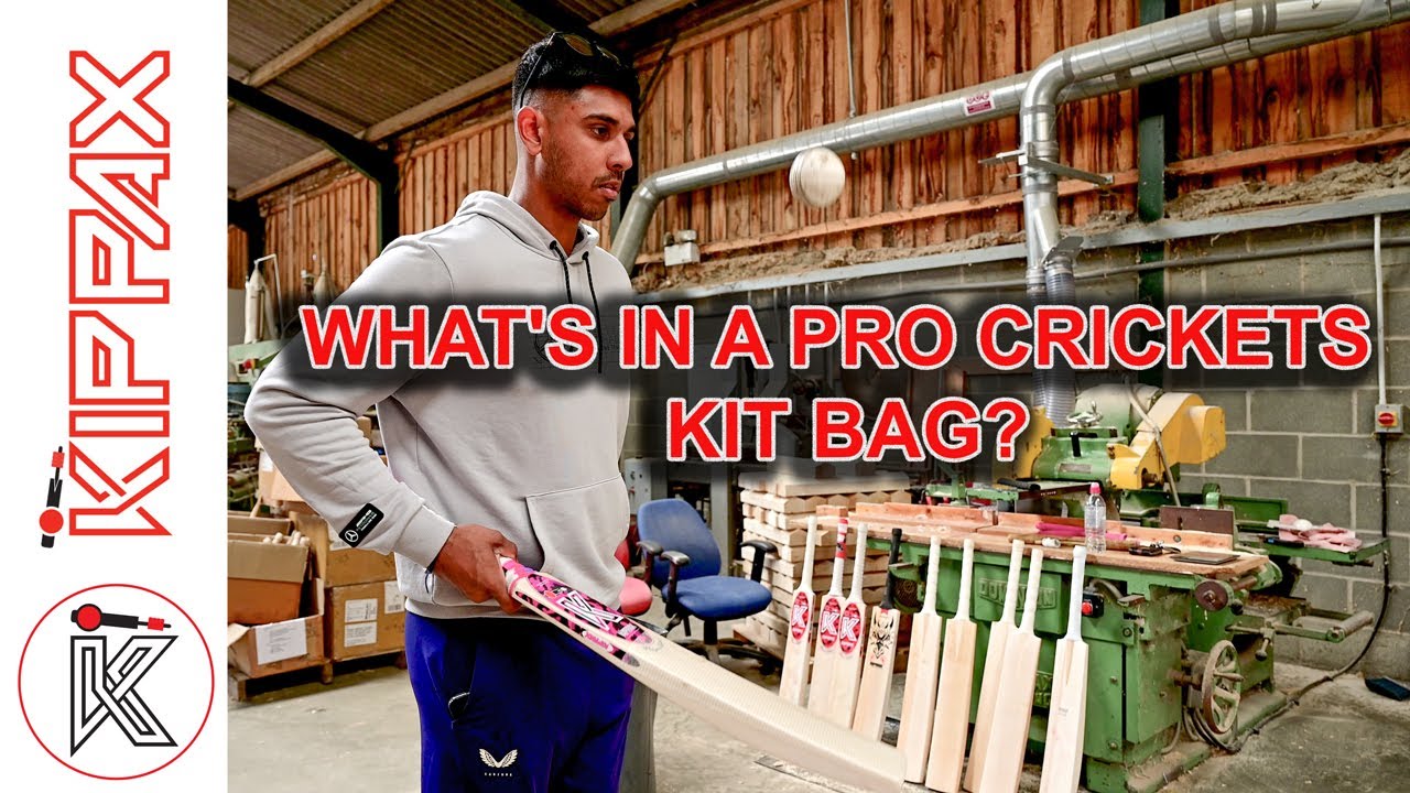 What's in a Pro Cricketers Kit Bag? Rishi Patel