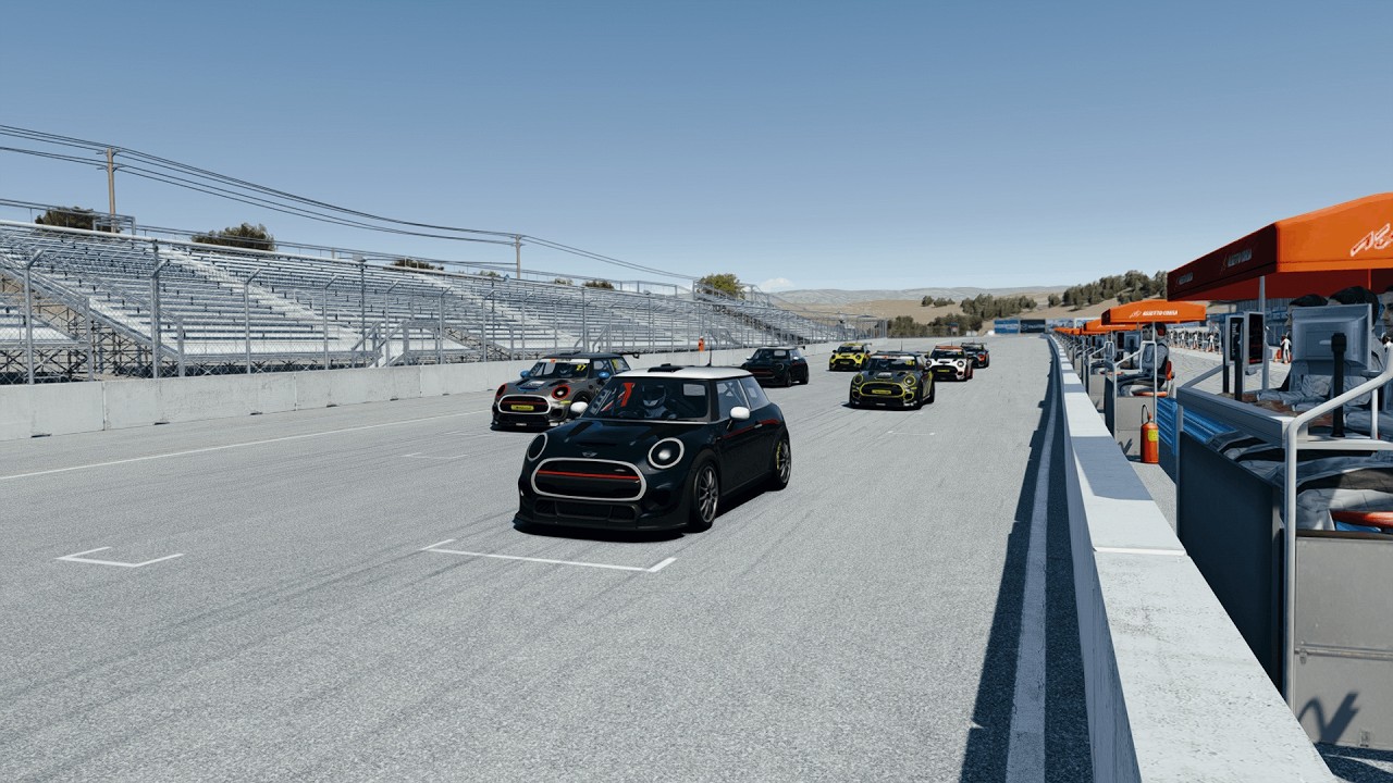 Assetto Corsa Online Race Session #165 - MINI Cooper JCW Challenge (F56) on Laguna Seca