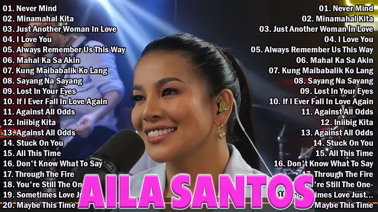 Nonstop Slow Rock Love Song Cover By AILA SANTOS 2024 | Kung Maibabalik Ko Lang, Nevermind,...