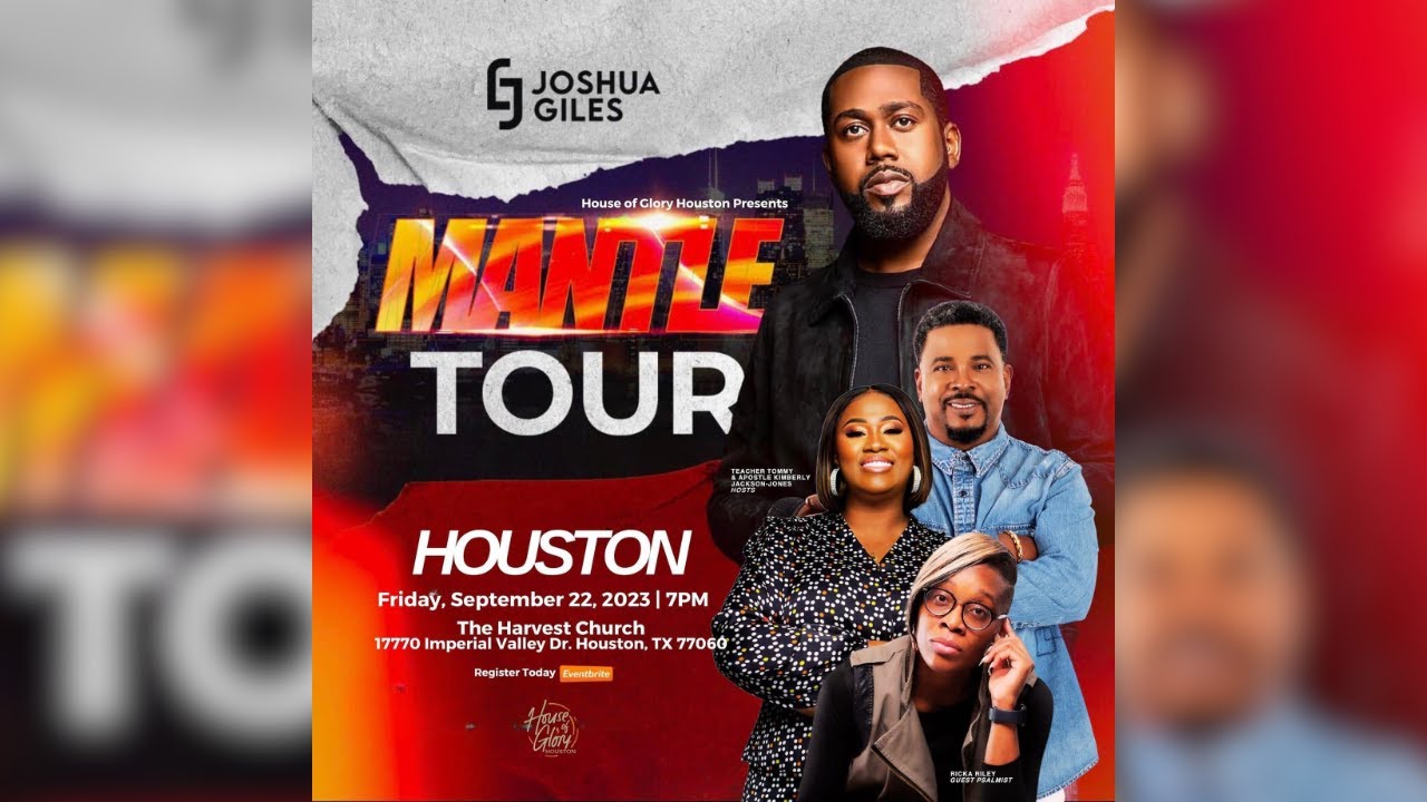 MANTLE TOUR is here!!! Apostle Joshua Giles in Houston Texas.