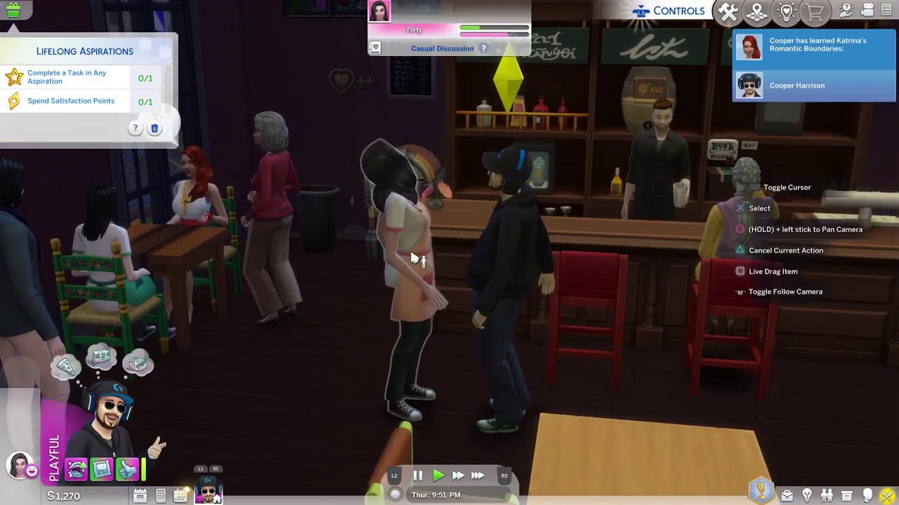 Coop the Comedian gets LOVESTRUCK in The SIMS 3