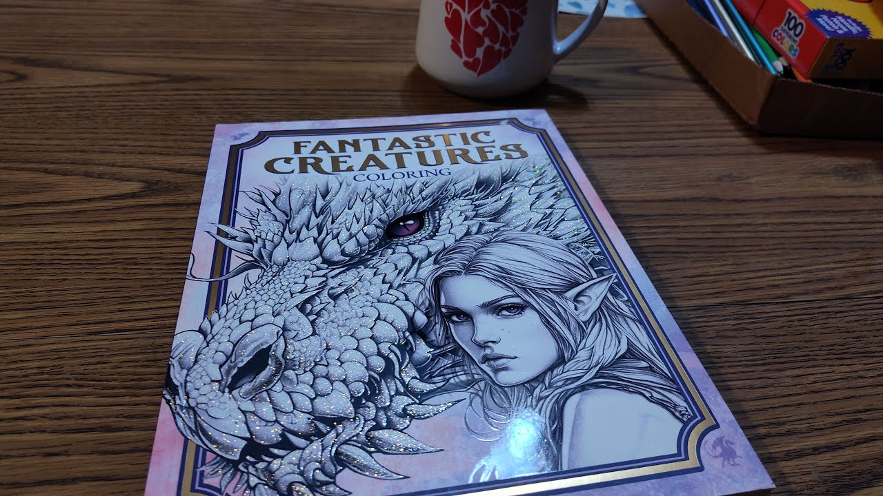 let's color another fantasy creature!