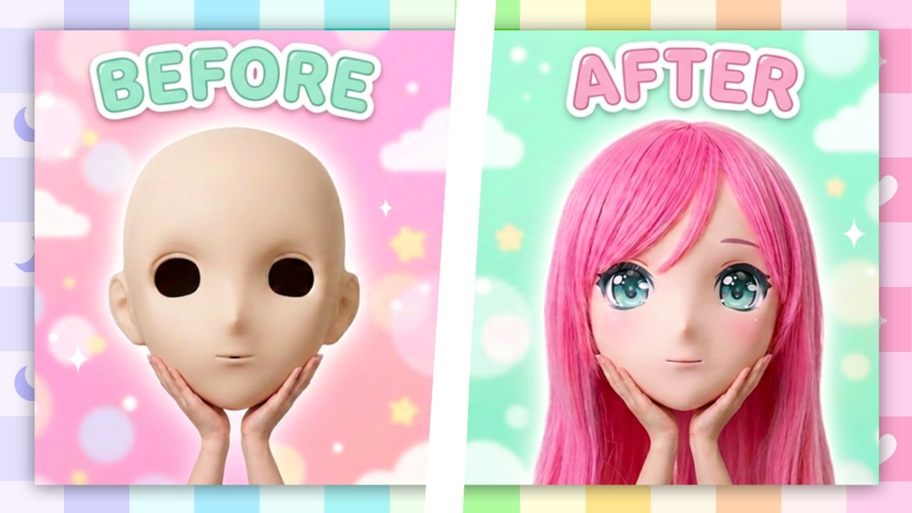 Customizing your own Dolly Mask! ♡ Everything you need for Kigurumi/Animegao | むにむに製作所 MuniMuni Mask