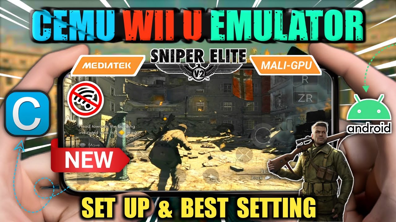 🔥 CEMU WII U EMULATOR UNTUK SEMUA ANDROID - Setup & Best Setting | CEMU Emulator