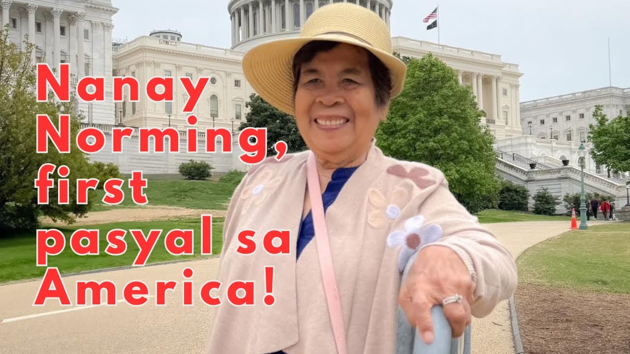 Unang pasyal ni Nanay Norming sa America | Stop Over sa Jollibee