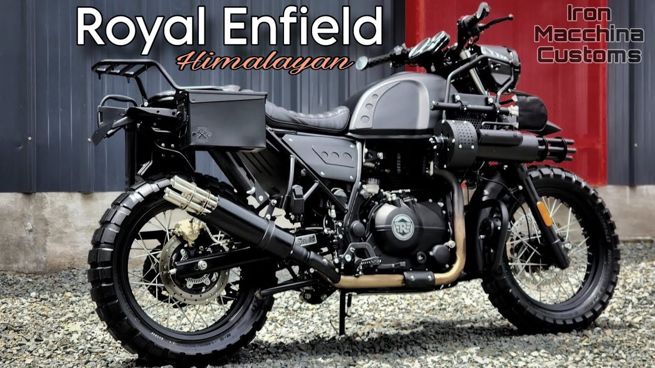 CUSTOM | Royal Enfield Himalayan “Black-Ops” by Iron Macchina Customs