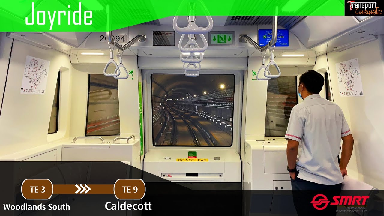 [Joyride x SMRT TEL] T251 PV09 - Full ride from TE3 Woodlands South to TE9 Caldecott